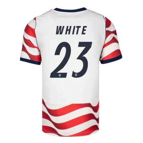 USA 2026 FIFA World Cup Soccer White Jersey Set ( Have Shorts ) Brian White #23
